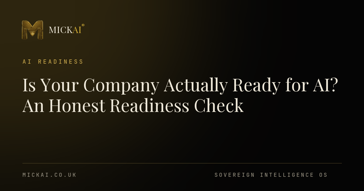 Is Your Company Actually Ready for AI? An Honest Readiness Check