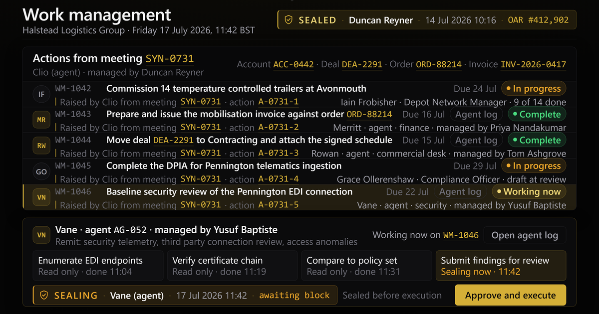 Can an AI agent sign a contract on behalf of your company?