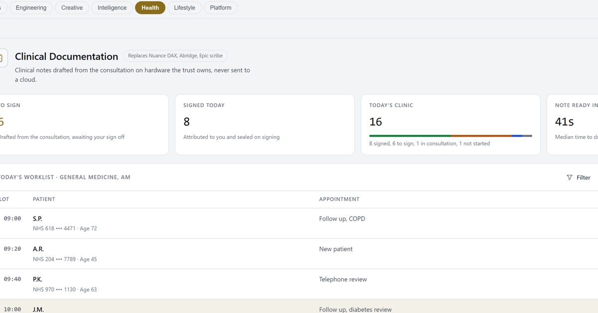 Clinical Records Review Without Sending Patients to the Cloud
