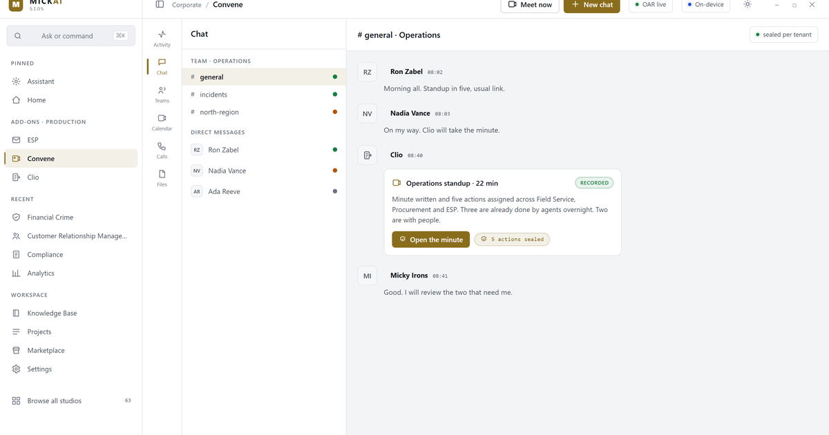 Can you replace Microsoft Teams with software that keeps every message, call and meeting on your own infrastructure?