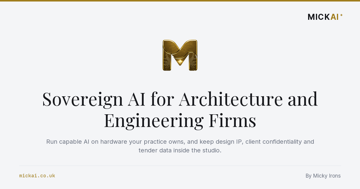 Sovereign AI for Architecture and Engineering Firms