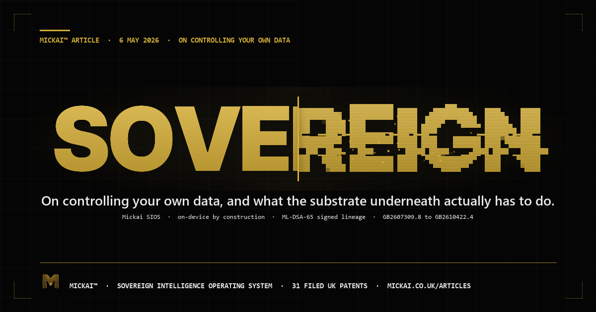 What sovereignty actually means: the benefits of controlling your own data