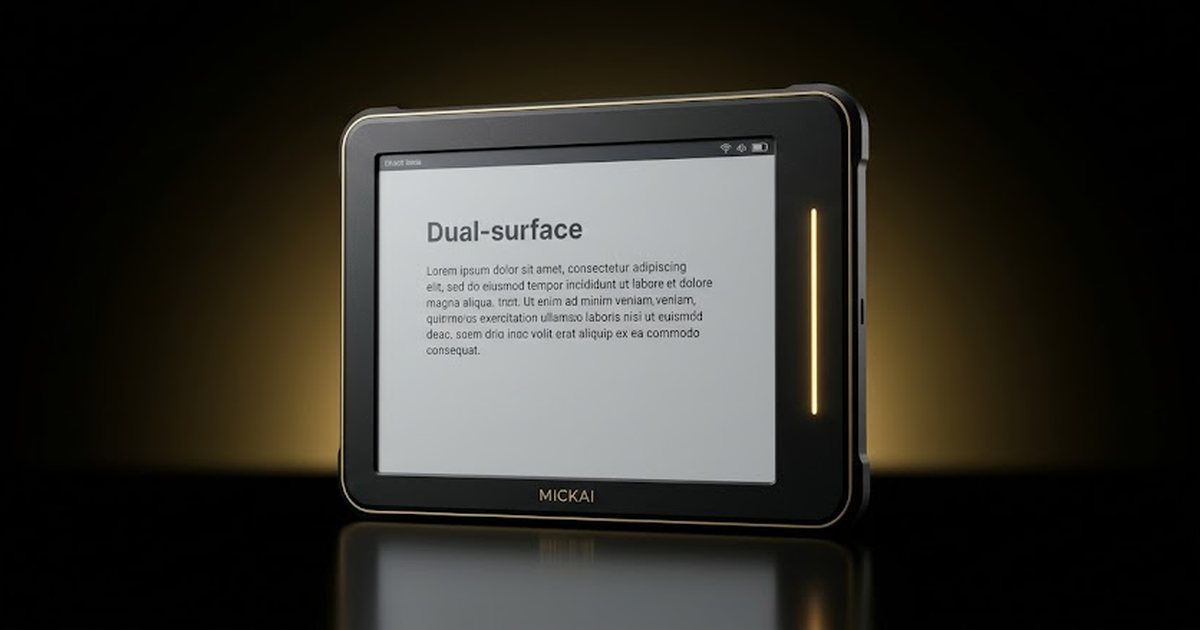 HELIOS Slate, the Mickai Energy-bound display